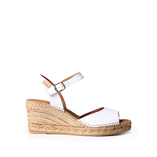 Toni Pons Sia-P White Leather EU 38 (US Women's 7.5) M - Image 1