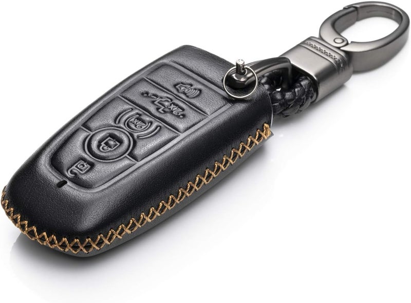 Vitodeco Leather Smart Key Fob Case for Ford Models - Image 2