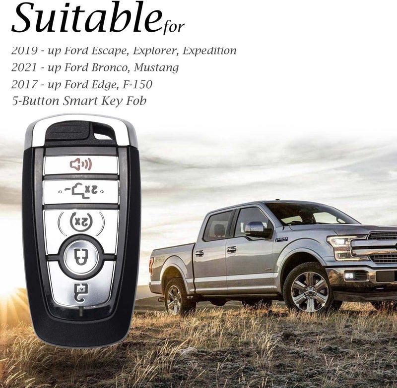 Vitodeco Leather Smart Key Fob Case for Ford Models - Image 5