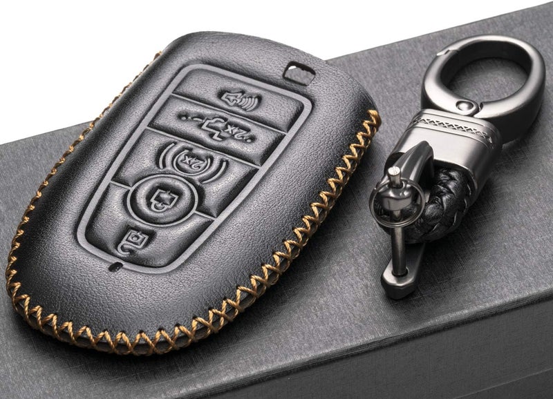 Vitodeco Leather Smart Key Fob Case for Ford Models - Image 4