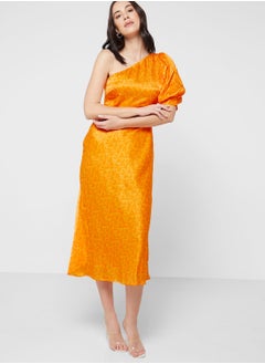 WHISTLES One Shoulder Printed Dress  - Image 4