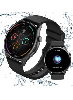 LYCKA Lycka Smart Watch Bluetooth Calling Smarto’W Lite Large HD Full Display 24h Heart Rate Monitoring Ip67 watrproof Black  - Image 1