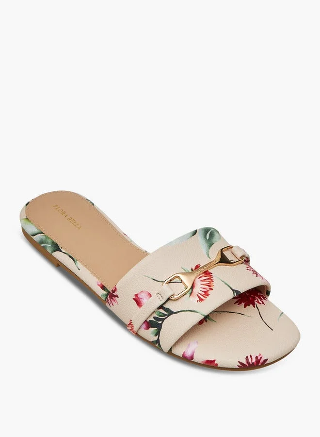 Flora Bella By Shoexpress PINK Flora Bella Women Floral Print Sandals for Women | Best Price UAE