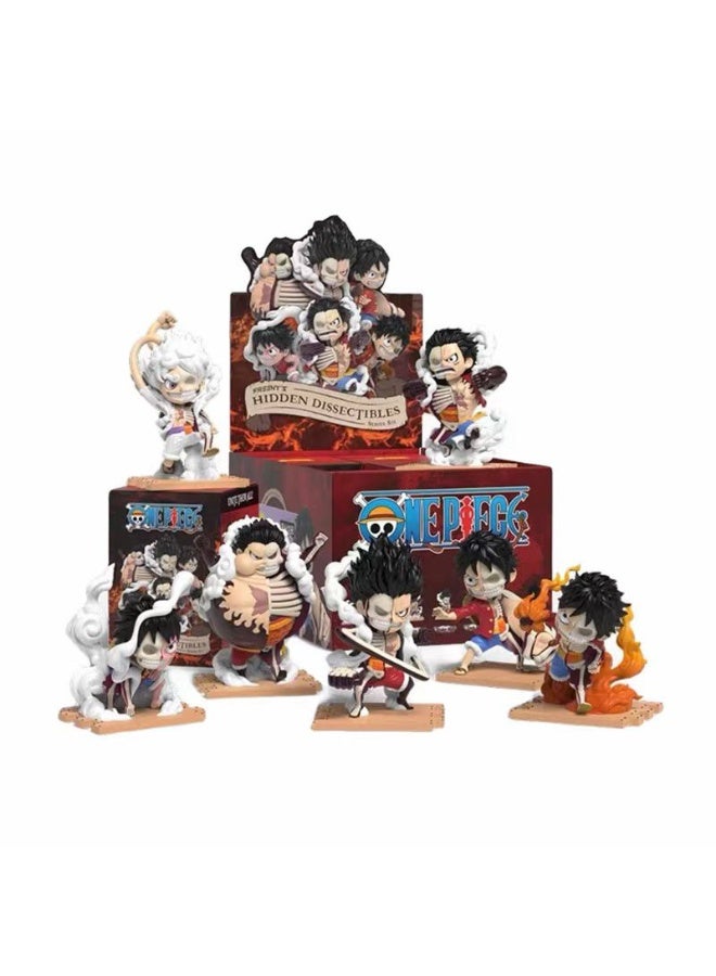 general One Piece Luffy Half Anatomy Series Tide Play Blind Box Hand-made Desktop Decoration Toys Gifts for Family and Friends - Image 2