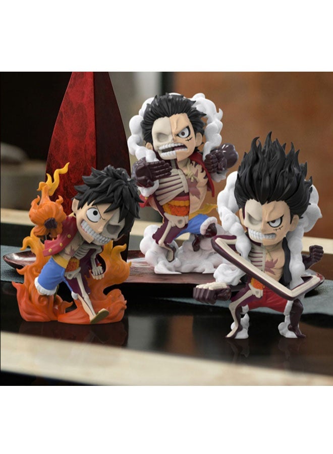 general One Piece Luffy Half Anatomy Series Tide Play Blind Box Hand-made Desktop Decoration Toys Gifts for Family and Friends - Image 4