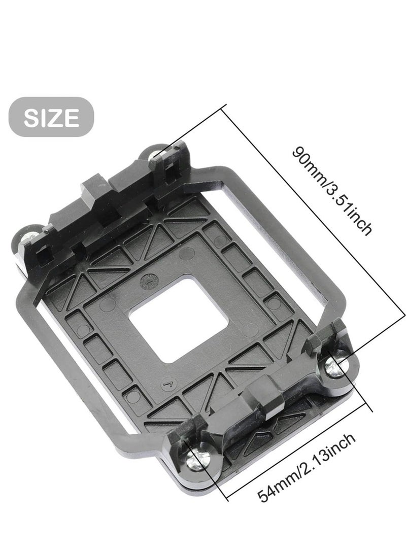 KASTWAVE 5 PCS CPU Fan Bracket Base for AM2 AM3, Outstanding CPU Cooler Retention Bracket, Black Motherboard Heatsink Fan Stand, Suitabel for AMD AM2 AM3 - Image 3