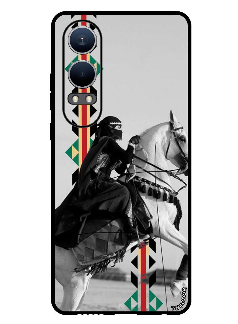 Theodor Protective Case Anti Scratch Shock Proof Bumper Cover For Oppo K12x (China) Horse riding - Image 1