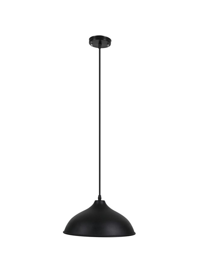 El Rawda Lighting Indo Ceiling Lamp - Single | modern decorative LED E27 pendant light ceiling lamp hanging | suitable for any room | Color: Black | Size: 70x34 cm