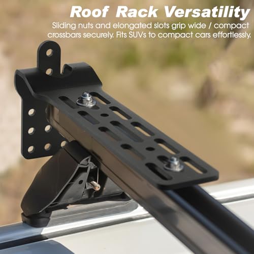 Peakamper Pair Awning Mounting Extended Brackets, Stable Installation for Roof Rack, Cross Bars, Off-Road Awning - Image 5