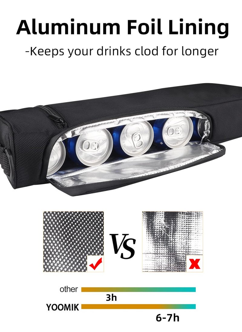 Generic - Insulated Golf Cooler Bag for Beer and Wine - Holds 6 Cans or 2 Bottles - Ideal for Golf Enthusiasts - Image 1