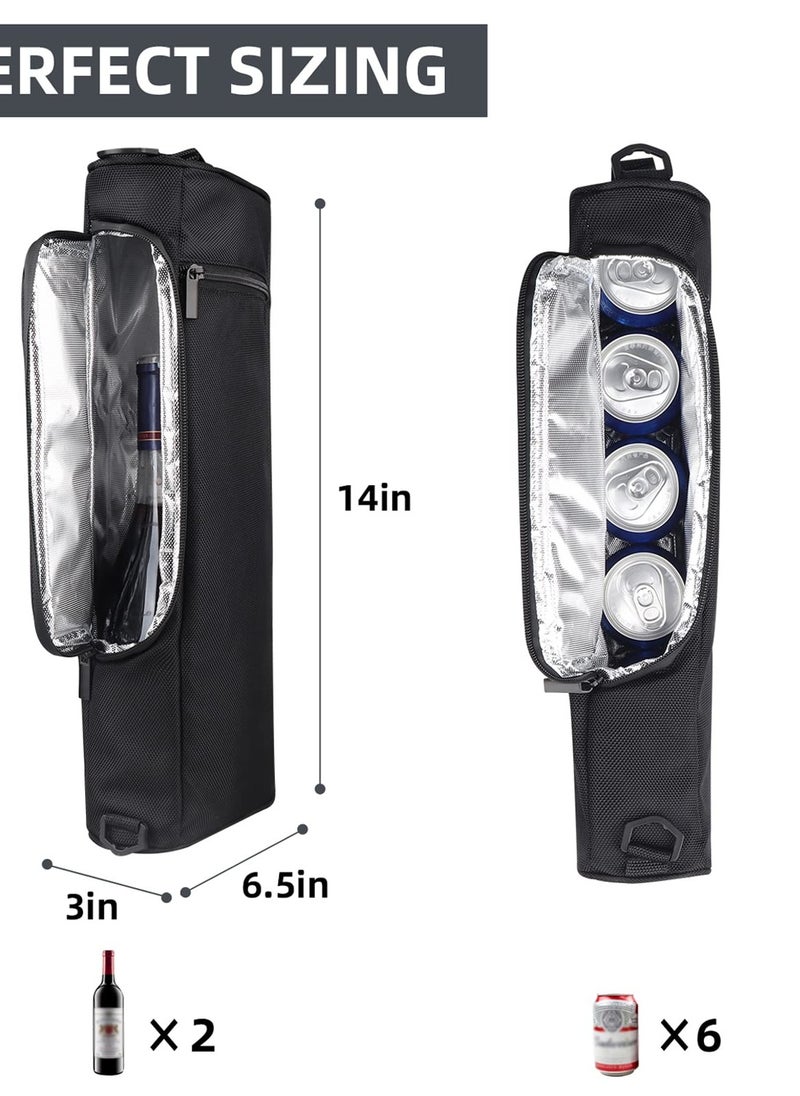 Generic - Insulated Golf Cooler Bag for Beer and Wine - Holds 6 Cans or 2 Bottles - Ideal for Golf Enthusiasts - Image 1