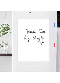 Generic Whiteboard Magnetic Dry Erase Board Self Adhesive with 3 Pens and 1 Board Eraser，for Any Smooth Surface with New Stain Resistant Technology,Home Kitchen Fridge Shopping List and Office Notice Board  - Image 4