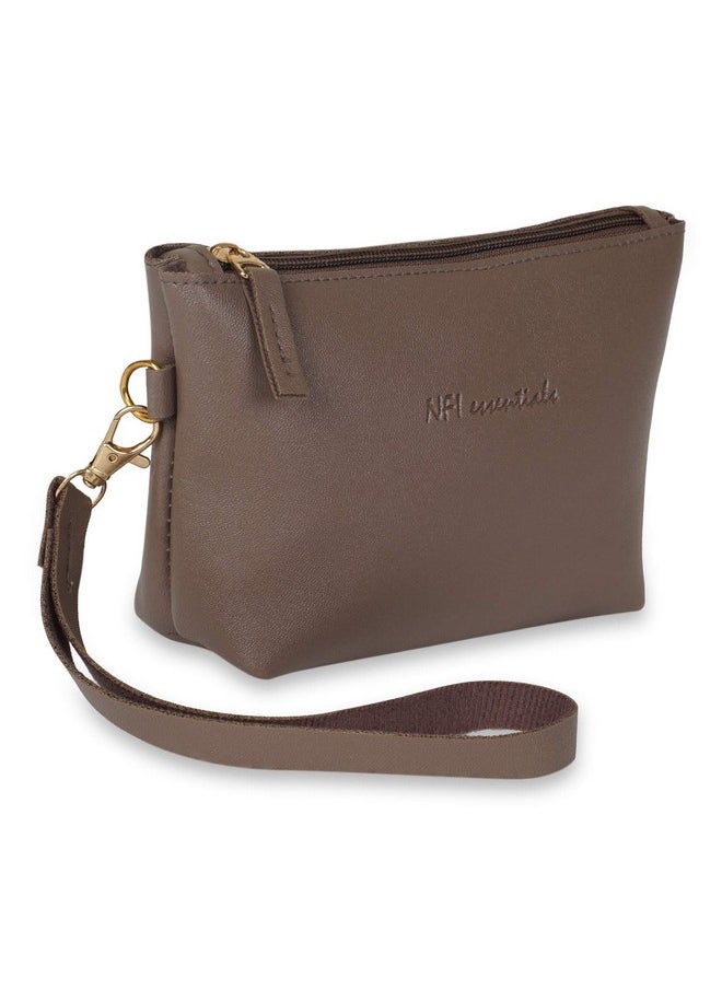 NFI essentials NFI essentials PU Makeup Pouches for Stylish Women, Makeup Bag Accessories, Travel Cosmetic Bags, Make Up Pouch  - Image 2