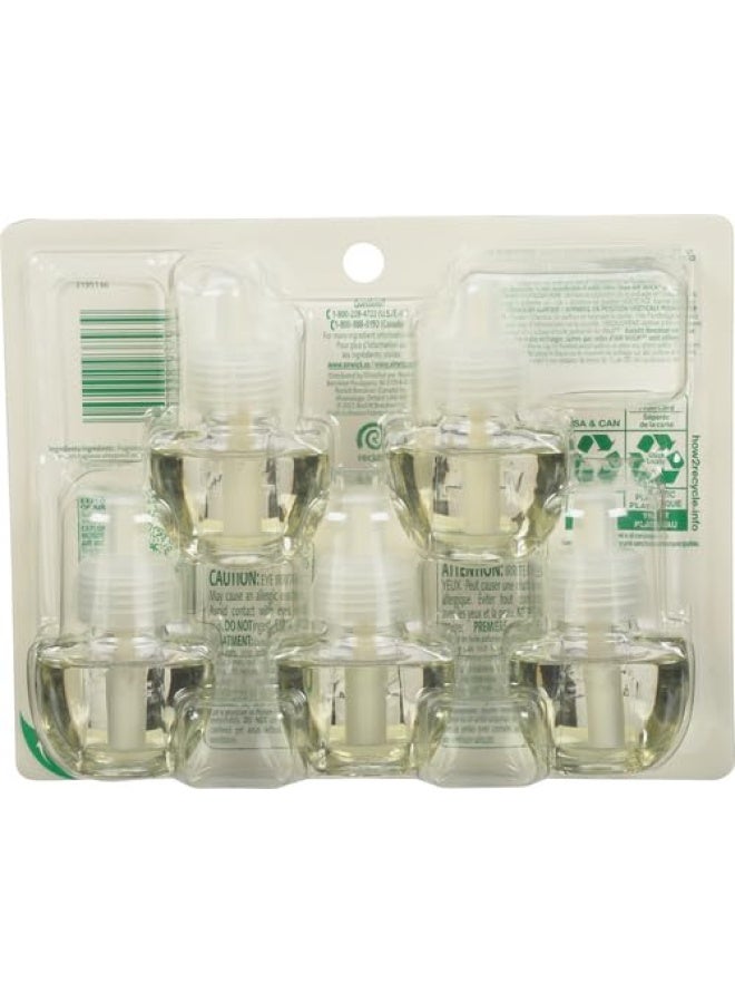 Air Wick عبوة إعادة تعبئة الزيوت العطرية من Plug In، 5 قطع، معطر هواء من الزيوت العطرية المنعشة من الكتان  - Image 3
