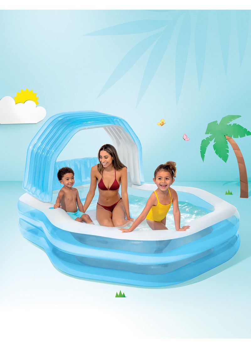 INTEX Swim Center Inflatable Family Sunshade Pool 2.29x1.91x1.35mt.  - Image 3