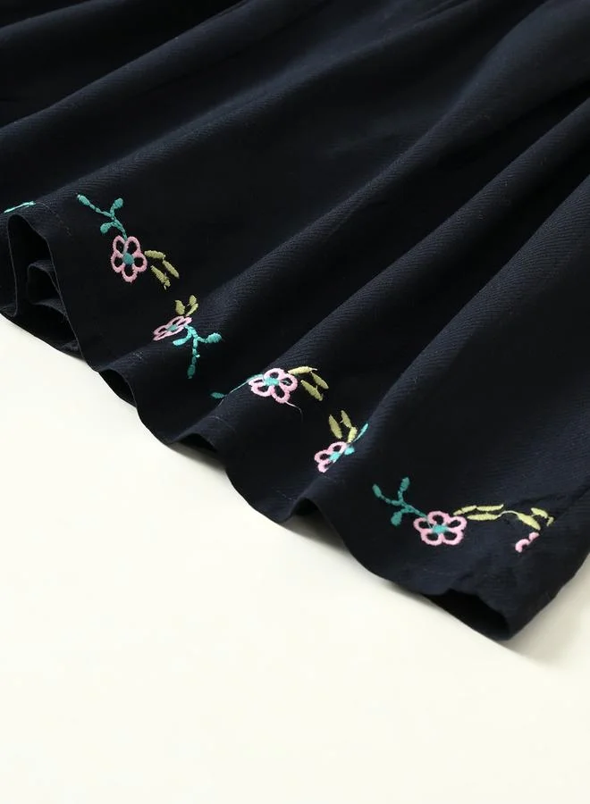 BELLA MODA Embroidered A-Line Dress