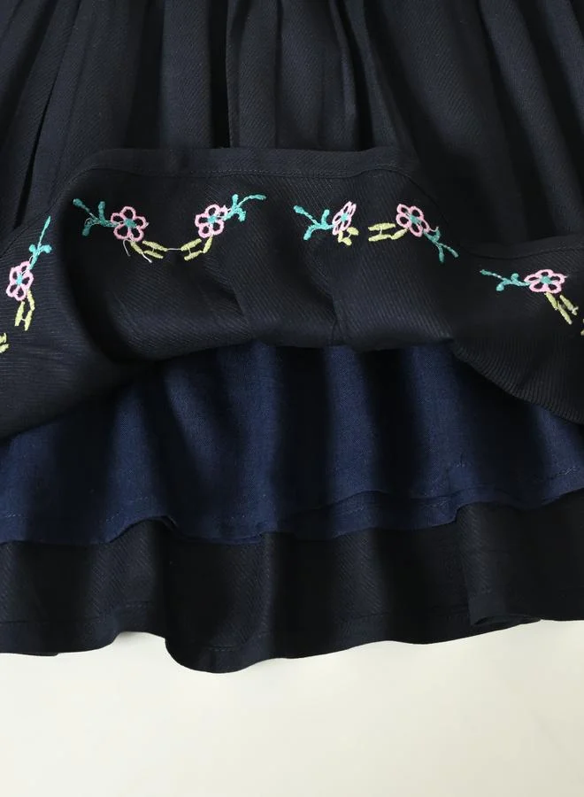 BELLA MODA Embroidered A-Line Dress