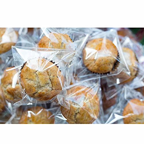 Morepack Clear Self Sealing Cellophane Bags,4X6 Inches 200 Pcs Cookie Bags Resealable Cellophane Bag For Packaging Cookies,Gifts- Plastic - Image 5