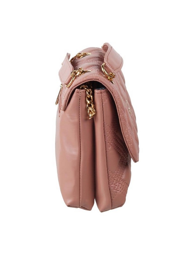 Mochi Women Peach Quilted Elegant Sling Bag (66-41) - Image 4