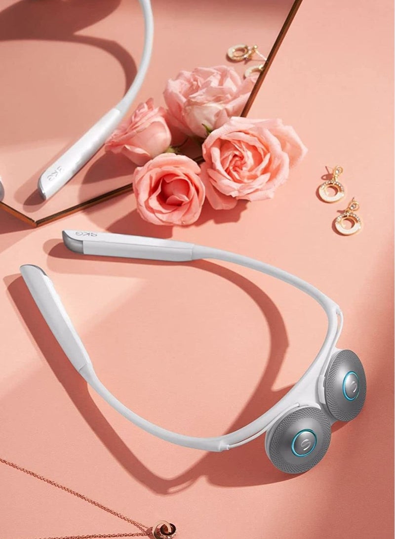 SKG cervical massager shoulder neck massager simulated hand kneading dual frequency pulse mobile hot moxibustion T5 - Image 5