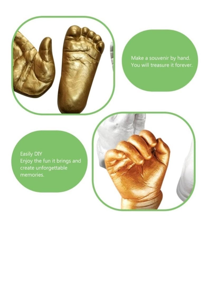 Baby Keepsake Hand Casting Kit, Kids Keepsake Sculptures, Infant Hand Foot Molding, Plaster Hand Moldings Casting Kit for First Birthday Newborn Gifts Kids - Image 2