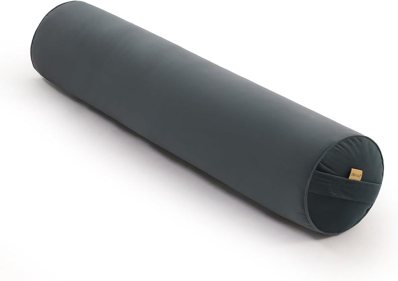 Ailuteie Bolster Pillow for Bed – Long Round Body Pillow for Adults, Cuddle Pillow for Sleeping, Full-Length Support,39.37 x 7.87 Inches,Charcoal Gray - Image 1