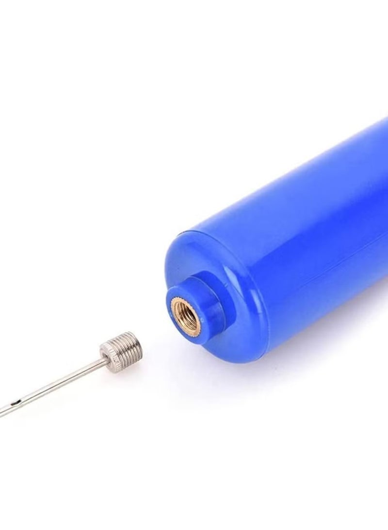 SUFADA Portable Air Pump, Sports Ball Tool Inflator Ball Pump with 7 Piece Needles, 1 Piece Valve Adapter and 1 Piece Air Hose for Football Basketball Volleyball Rugby Balloons Swim Inflatables (Blue) - Image 4