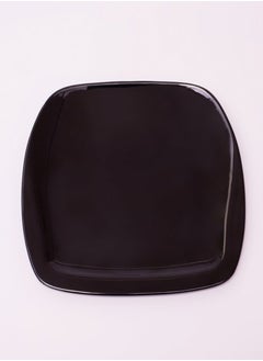 Bright Designs Melamine Small Plate 
Set of 6 (L 18cm W 18cm) Black  - Image 1
