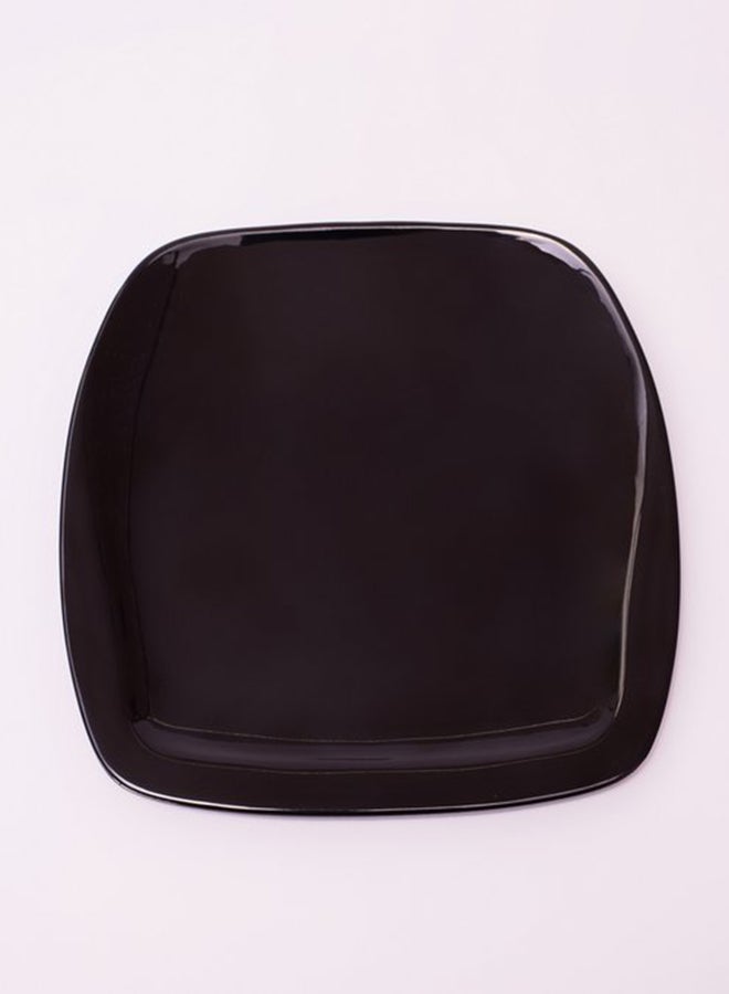 Bright Designs Melamine Ramadan Small Plate 
Set Of 6 (L 18Cm W 18Cm) Black - Image 1