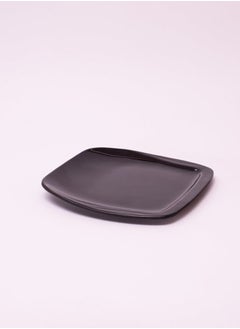 Bright Designs Melamine Small Plate 
Set of 6 (L 18cm W 18cm) Black  - Image 2