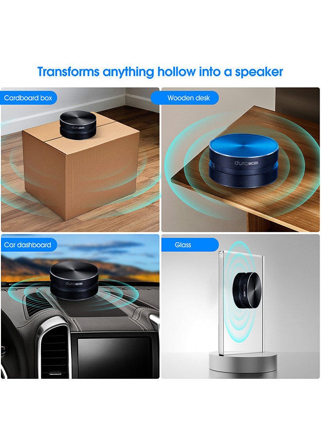 1 Pack Wirelessly BT Speaker Bone Conduction Speakers Mini Portable Loud Stereo Sound Built-in Mic Sound Box Red