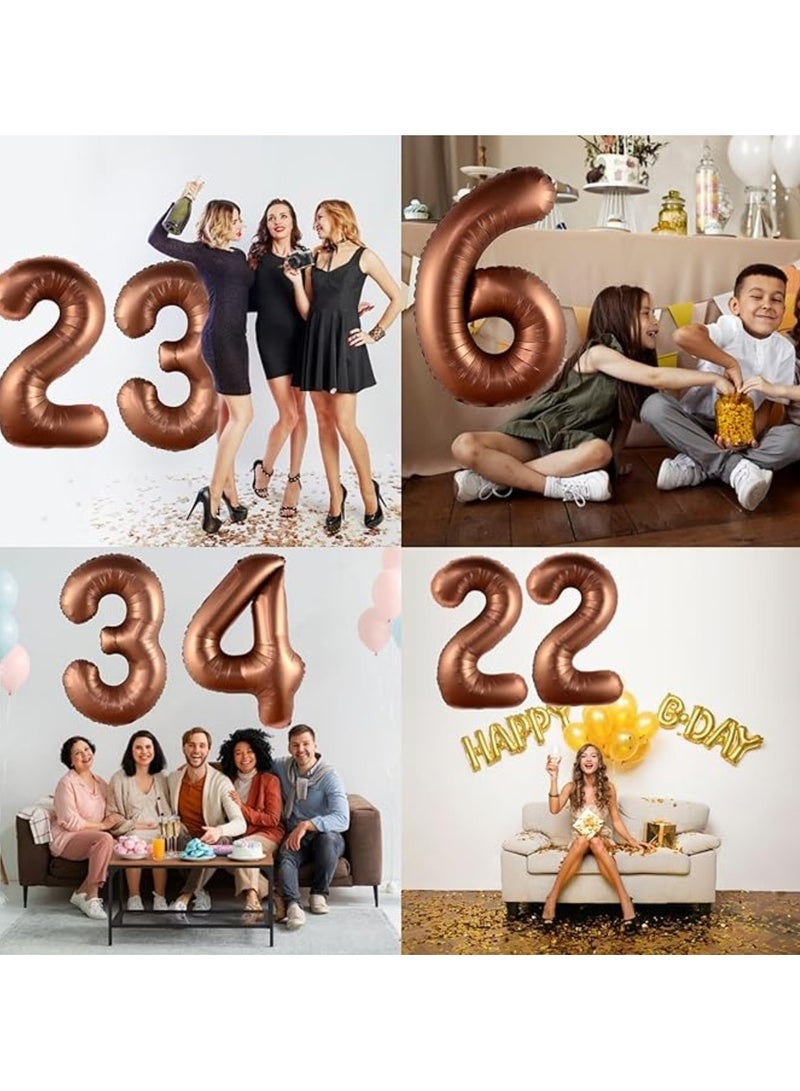 ThePartyPopper 40 Inch Coffee Number Balloon 1 - Image 3