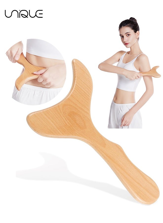 Unique Wood Therapy Massage Tools - Wooden Lymphatic Drainage Massager - Cellulite Remover Body Sculpting Tool for Cellulite Reduction - Muscle Tension Release - Body Contouring and Shaping  - Image 1