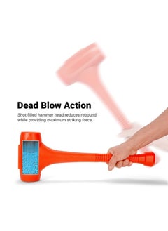 Generic Capri Tools CP10102 C102 12 lb Dead Blow Hammer  36-1 2   Orange  - Image 2