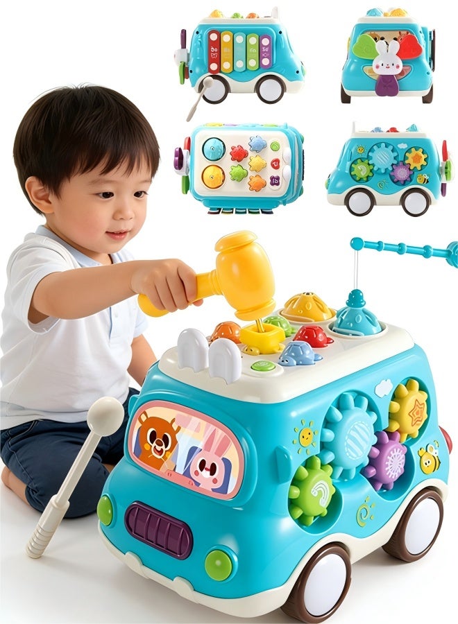 Keranixy Pounding Toys for Kids, Educational Toy Hammering Game for Boys Girls,Musical Sensory Learning Toddler Toys,Baby Gift for Boy and Girl - Image 1