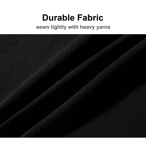 Weavric Cloth Dinner Napkin Bulk, Set of 12, 20 X 20 Inches, Washable Reusable Black Table Napkins with Hemmed Edge for Wedding, Party, Hotel, Restaurant - Image 3