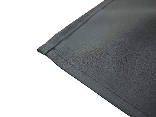 Weavric Cloth Dinner Napkin Bulk, Set of 12, 20 X 20 Inches, Washable Reusable Black Table Napkins with Hemmed Edge for Wedding, Party, Hotel, Restaurant - Image 2