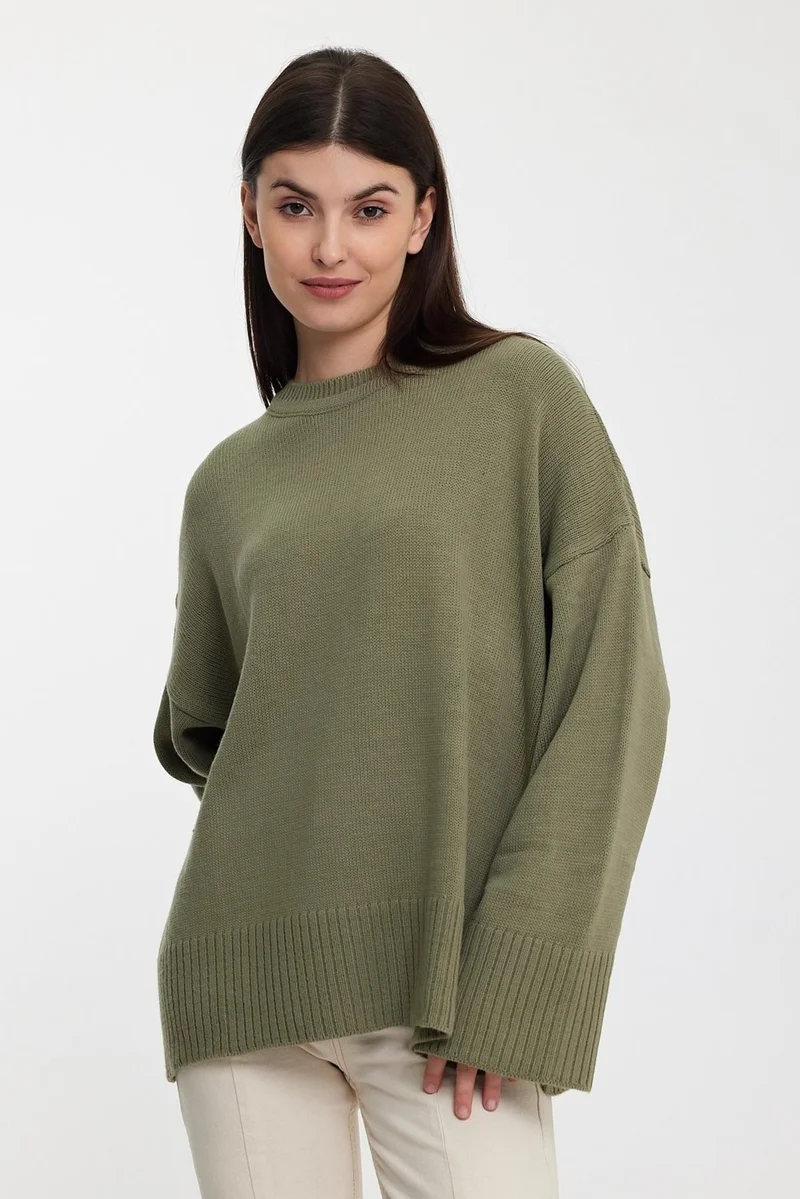 الكسندر جاردي Alexandergardı Oversize Basic Sweater(A92145-S)