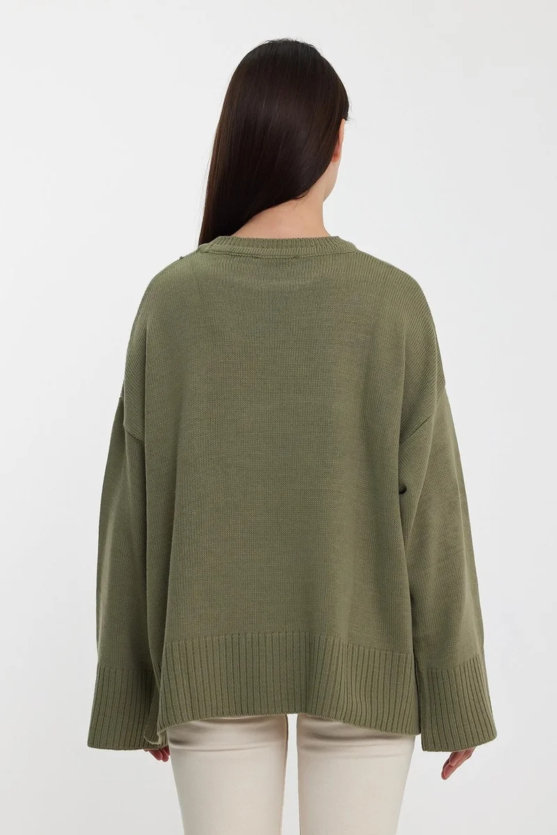 الكسندر جاردي Alexandergardı Oversize Basic Sweater(A92145-S)