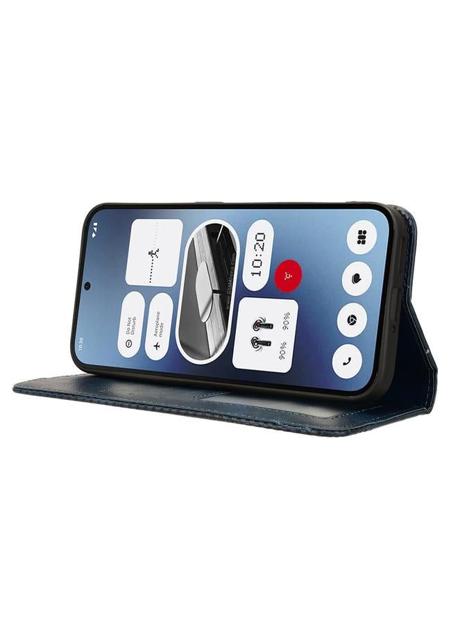 S-TOP Case For Nothing Phone 2a Magnetic Buckle Retro Texture Leather Phone Case - Image 5