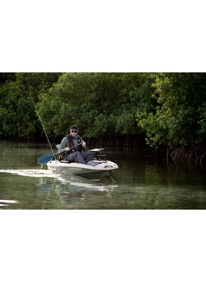 Pelican - T Curved Ergo Handle Perfect To Convert Your Kayak Paddle Into A Single Oar Ps1980 Black 4.9 X 4.1 X 1.5 Inches - Image 1