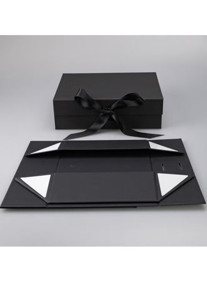 Black Gift Box with Ribbon for Mother's Day, Birthdays, Party 26*19*8cm - Image 4