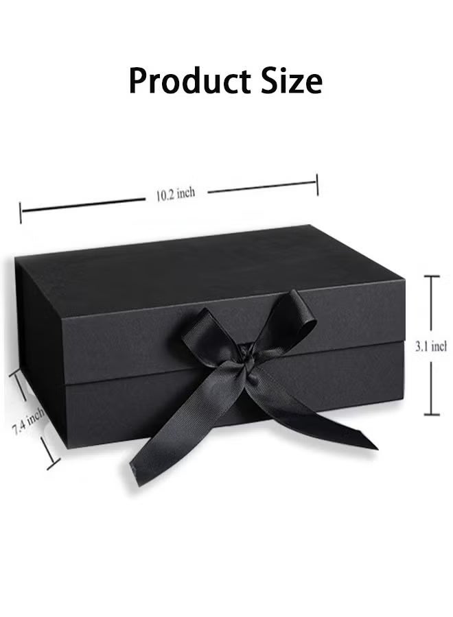 Black Gift Box with Ribbon for Mother's Day, Birthdays, Party 26*19*8cm - Image 3