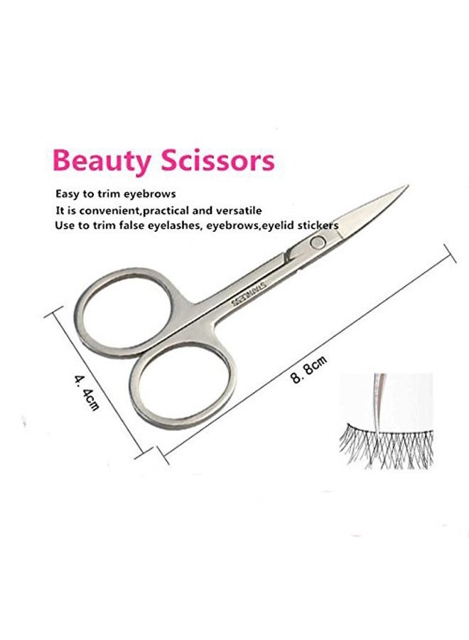Yimart Professional Eyebrow Tweezer Set False Eyelash Extension Tool Kits Set Eyebrow Tweezers Eyebrow Trimmer Stainless Steel Eye Lashes Tweezers 7Pcs Grafting false eyelashes Makeup Accessories - Image 5