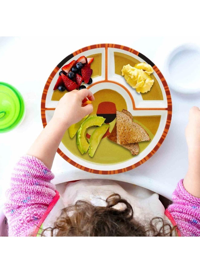 DINEWELL طبق دائري للأطفال من داينويل - نمر، DWC3011TIG، 10'' - Image 5