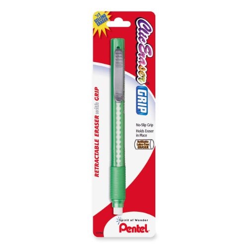 Pentel ممحاة بنطل كليك القابلة للسحب مع مقبض، أسطوانات متنوعة، عبوة واحدة (ZE21TBP) - Image 5