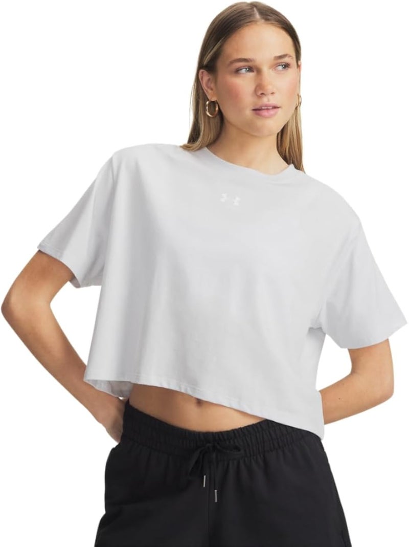 Under Armour Women's Rival Boxy Tee Solid