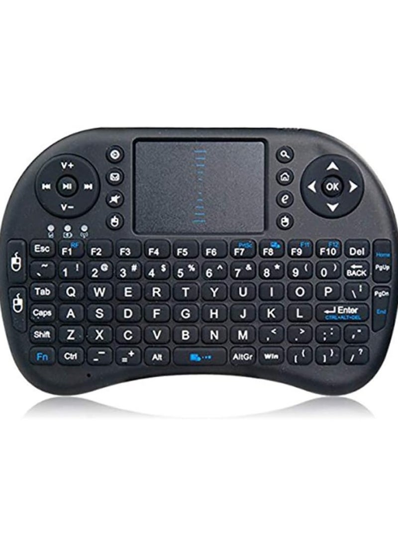 Generic - i8 Mini 2.4GHz Wireless Keyboard Touchpad Gaming Mouse - BLACK for PC,Google TV Box,Android TV - Image 1