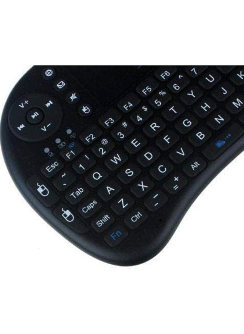 Generic - i8 Mini 2.4GHz Wireless Keyboard Touchpad Gaming Mouse - BLACK for PC,Google TV Box,Android TV - Image 1