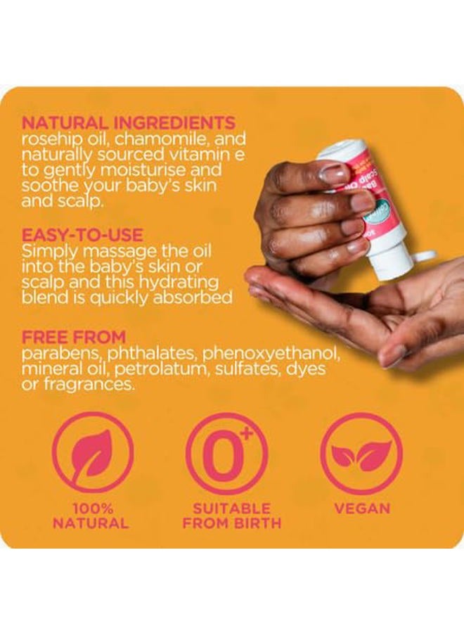 Colief Baby Scalp Oil - 30ml - Soothing Moisturising Oil for Baby Scalp and Skin - Preventative of Itchy, Flaky, Dry, Damaged Skin and Cradle Cap. - Image 3